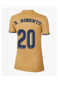 Barcelona Sergi Roberto #20 Fotballdrakt Borte Klær Dame 2022-23 Korte ermer